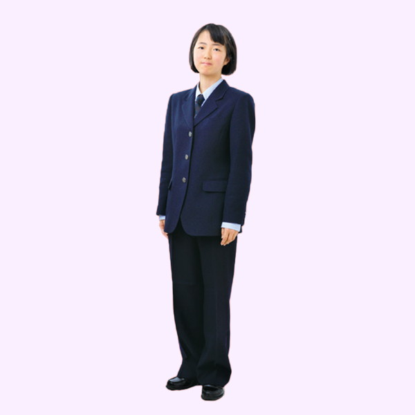 橘学苑中学校・女子制服（スラックス）