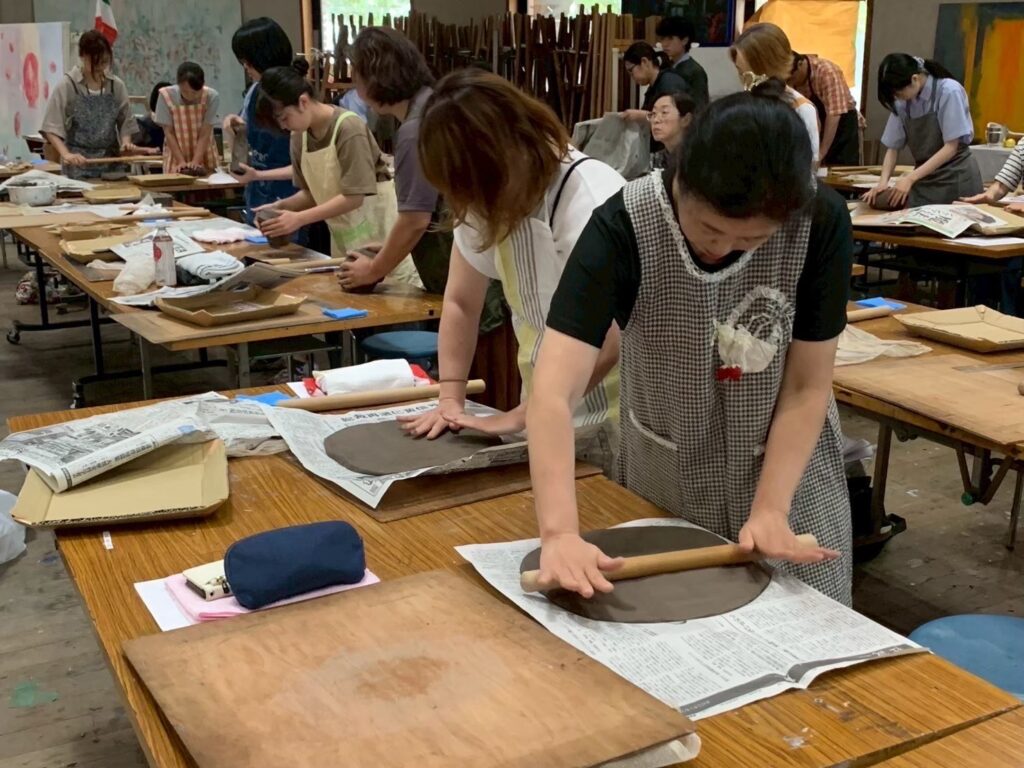 初回の制作の様子