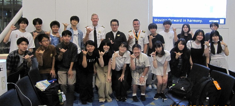 With the pilots