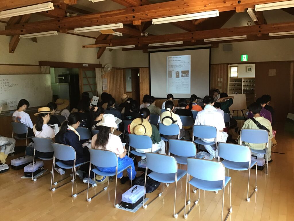 高1デザイン美術コース　油絵合宿2日目