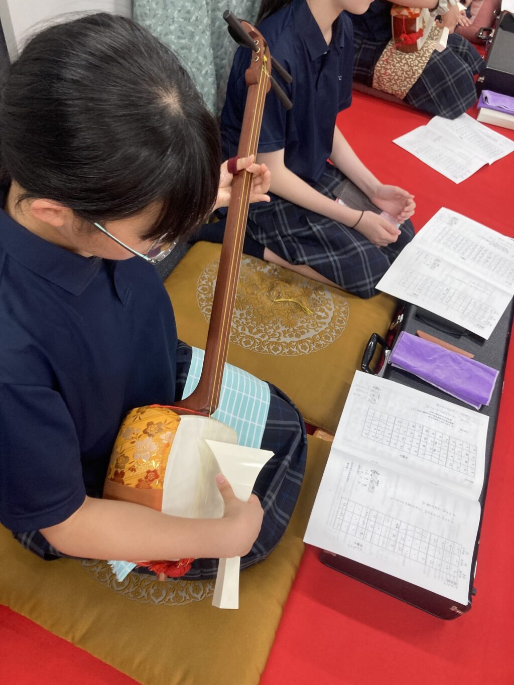 繊細な楽器なので、緊張しました。