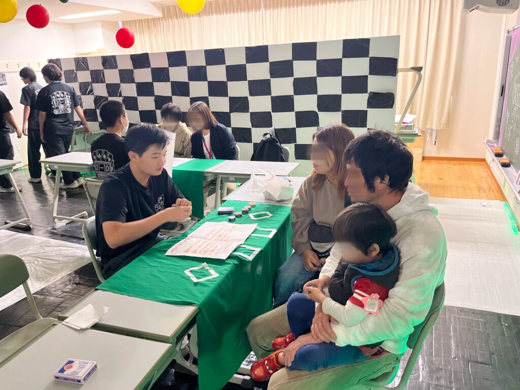 カジノを通してお客様との交流も楽しみました。