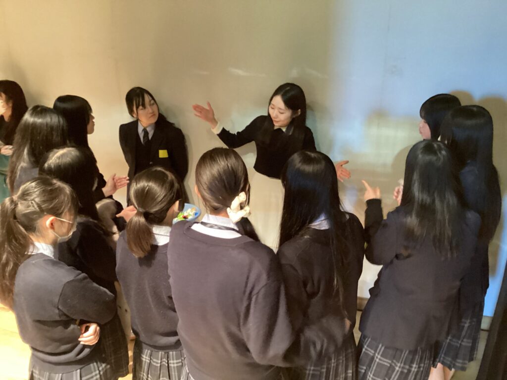 Talking with the island master