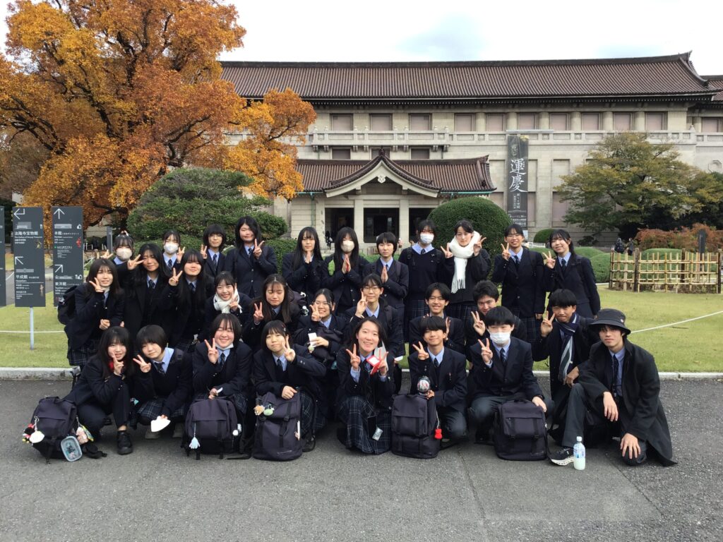 上野国立博物館での写真