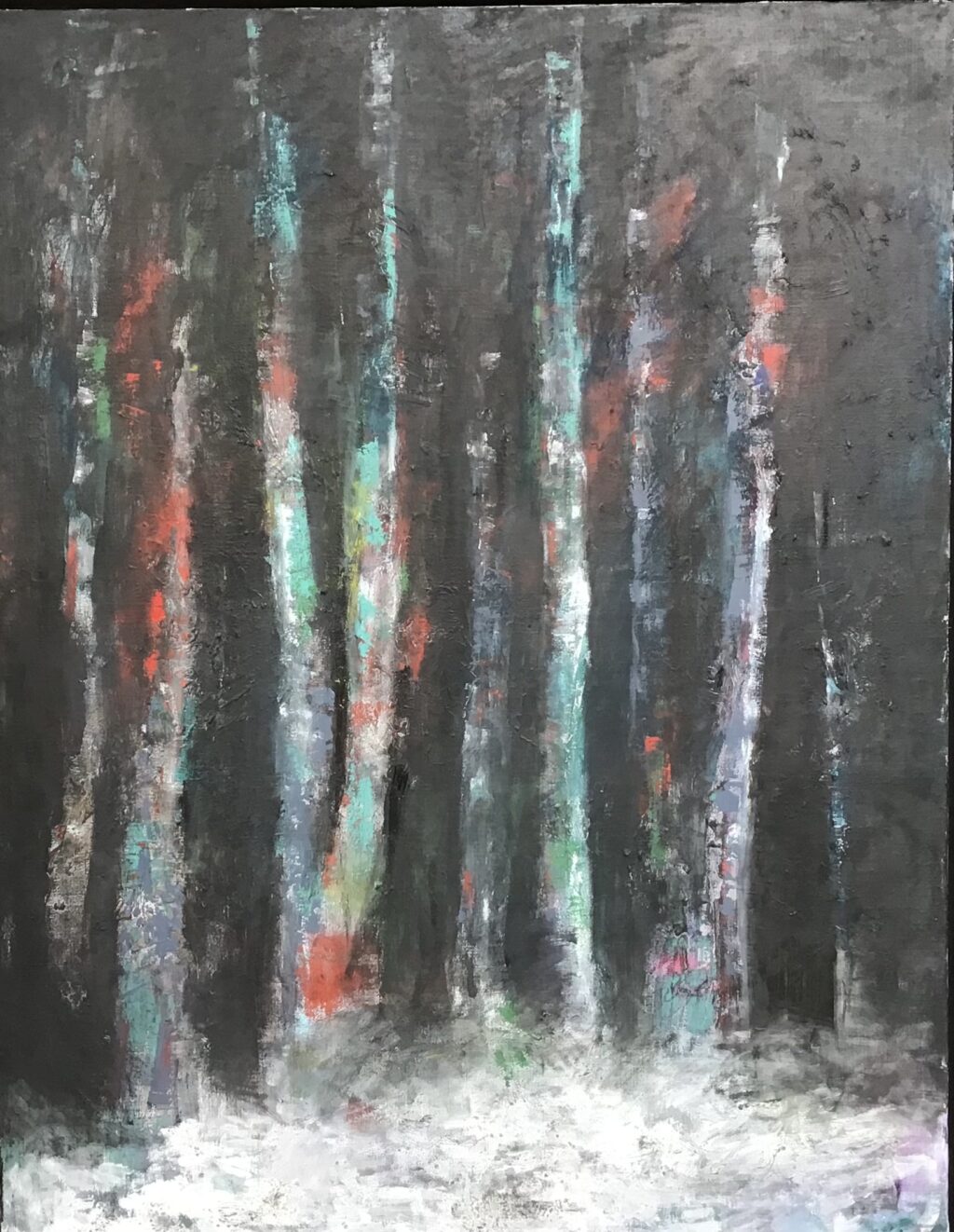 平面部門 絵画 3年 橘 旺佑 【森】 油彩、F50キャンヴァス