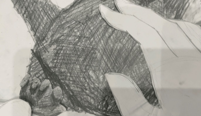 映像部門　　アニメーション １年　有川ひとみ　【闇のナニカ】 １５秒