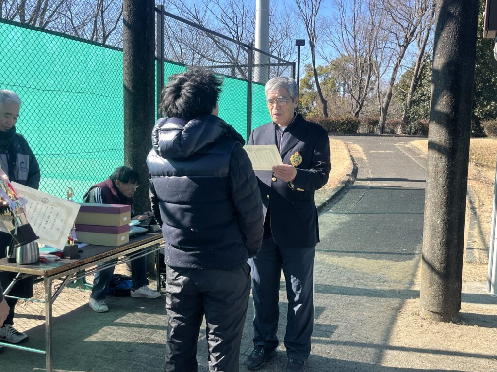 授賞式の様子です