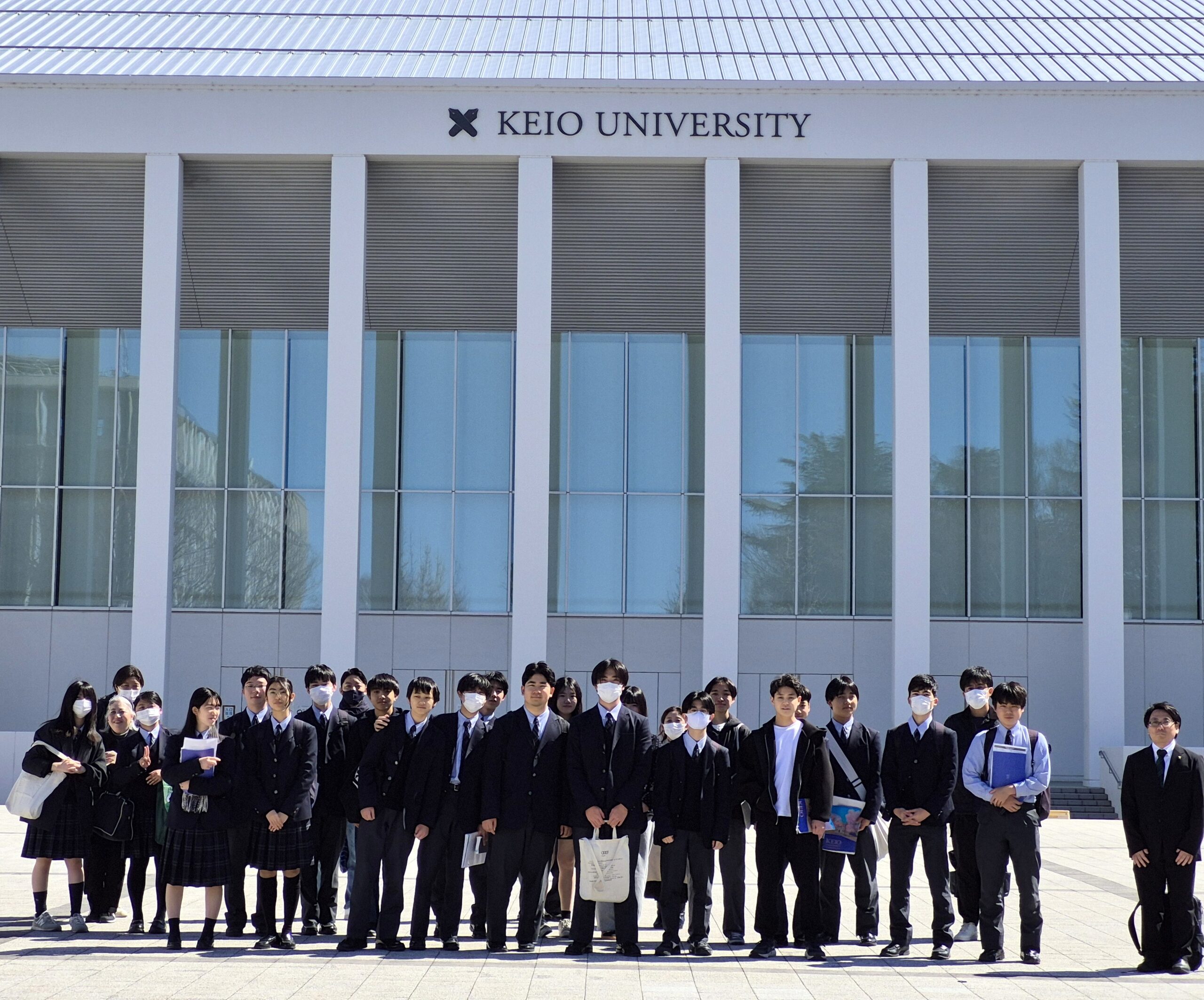 慶應義塾大学日吉キャンパス見学会を行いました | 橘学苑中学校・高等学校